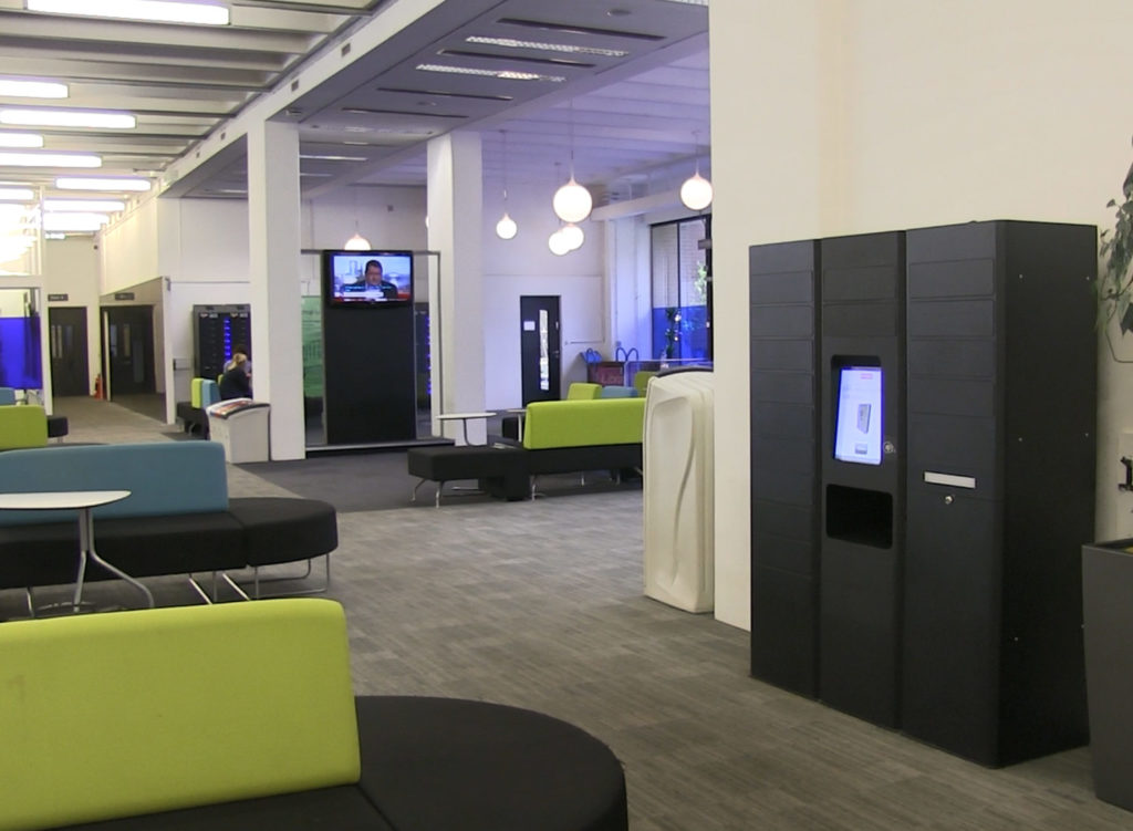 remotelocker in the University of Manchester library