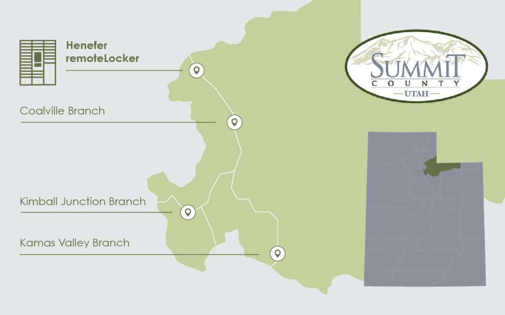 summit county library utah map graphic | Summit County Library: Bringing the library to rural residents with remoteLocker