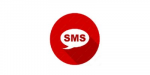 Red SMS icon representing quickConnect™'s instant notification and receipt feature for libraries.