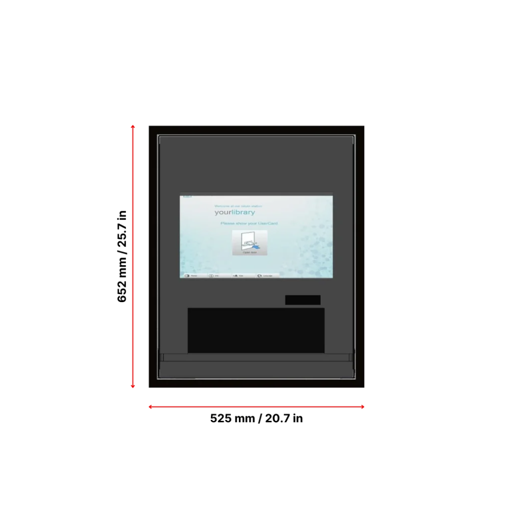 flexAMH Portal 550 induction unit for library material handling